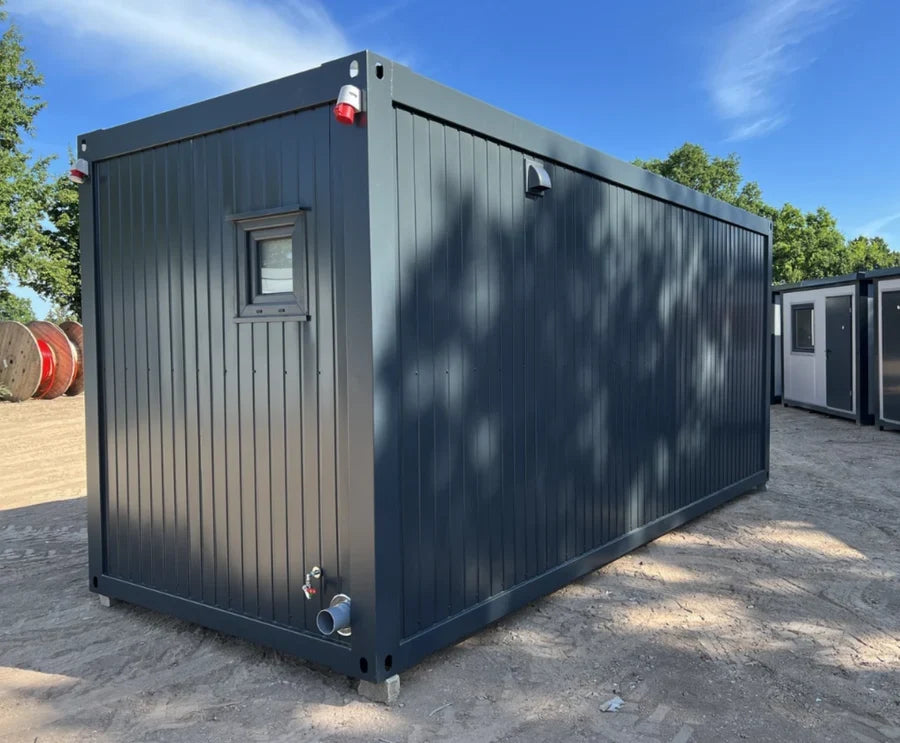 Wohncontainer 6,00 x 2,44 m mit Küchenzeile, WC und Dusche €4.120,00